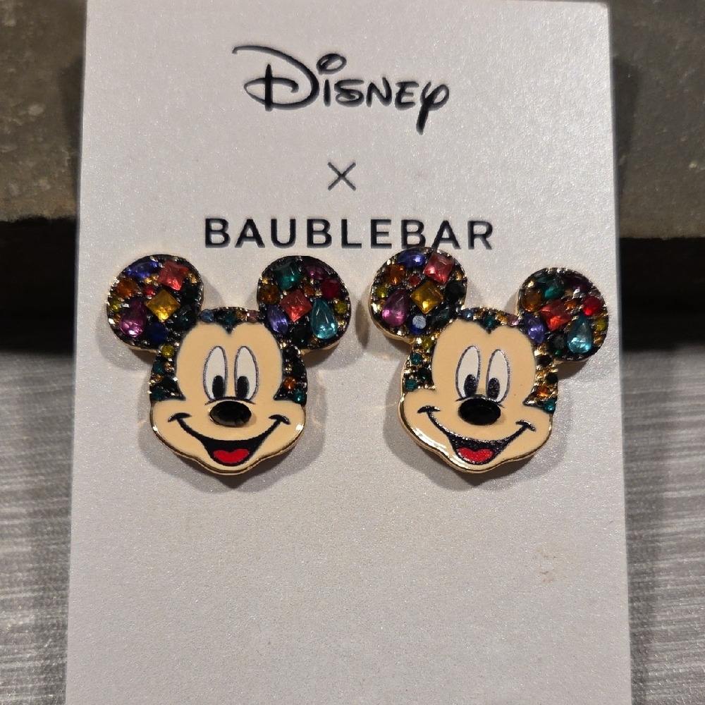 Disney BAUBLEBAR MICKEY MOUSE Earrings NWT